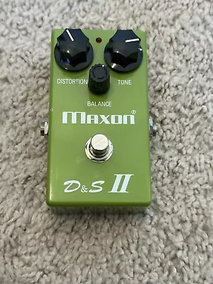 Maxon D&S II Distortion & Sustainer Distortion Guitar Effect Pedal • $60