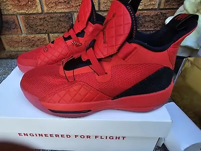 Nike Air Jordan XXXIII University Red Shoes AQ9244-600 Size 7Y GOAT BRAND NEW • $6.50