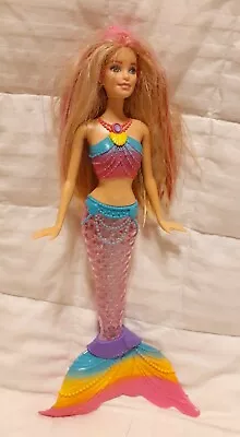 Barbie Dreamtopia Sparkle Lights Up Blonde Mermaid #0598 Tested And Working • $9.95