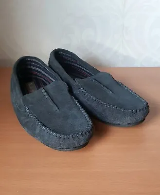 Clarks WEDELN FLY Mens Navy Suede Slippers UK 8 EU 42 NEW  • £24.99