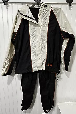 Harley Davidson Motorcycle Riding Gear Rain Suit Jacket & Pants Set Women Medium • $75