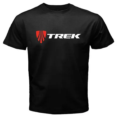 New TREK Bicycle Mountain Bike Logo Men's Black T-Shirt Size S To 5XL • $20.98