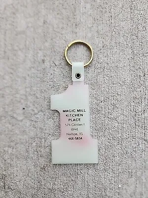 Vintage Magic Mill Kitchen Place Keychain #1 Nampa Idaho • $4.99