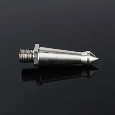 Stainless Steel Spike Male 3/8  Screw Adapter Tripod Monopod Camera Accessories • £3.06