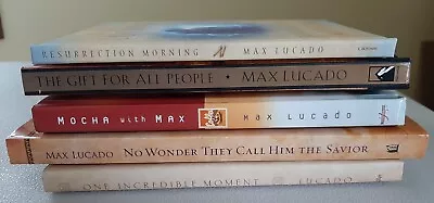 Max Lucado HC Book Lot Of 5 Religious/Spiritual/Inspirational EUC • $16.95