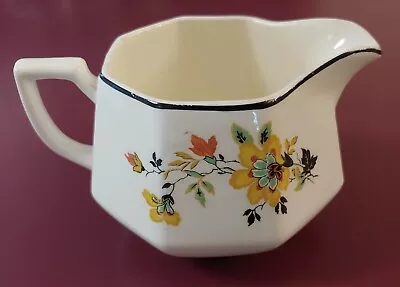 Homer Laughlin Yellowstone Creamer W127-30 Medieval Rose USA Vintage • $11.95