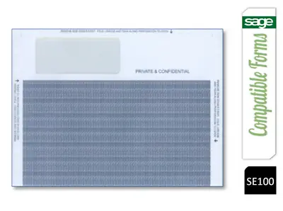 Sage (SE100) Tape Seal Payslip Mailers 100gsm Pack 500's Office Supplies • £81.99