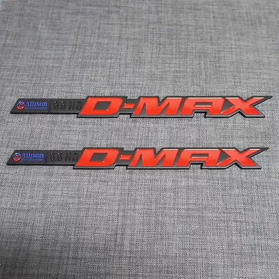 For Allison D-MAX Vortec MAX 6.6 HD Emblem Badges Nameplate -2x • $16.90