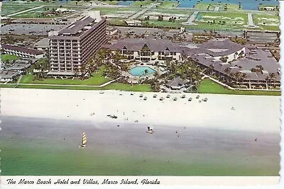 The Marco Beach Hotel And Villas At Marco Island Florida Vintage Unused Postcard • $7.99