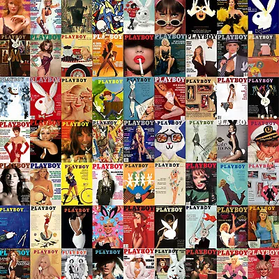 Vintage Playboy Covers Wall Collage Kit Wall Decor About 6x4  • $26