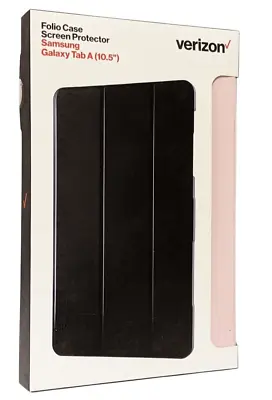 Verizon Folio Case + Screen Protector For Samsung Galaxy Tab A (10.5) - Pink • $15