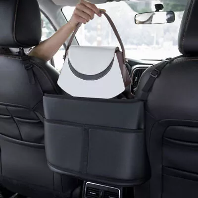 Car Seat Side Interior Storage Mesh Bag Handbag Organizer Holder Car Accessories • $26.99