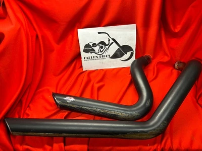 $238.99 • Buy Harley Vance Hines Sportster Short Shots Black Exhaust Muffler Header Pipes
