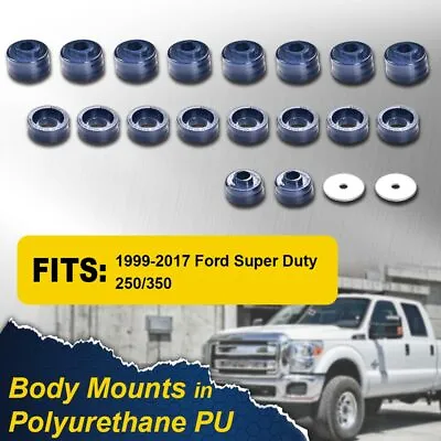 Blue Body Cab Mounts Bushings Kit Fit For Ford F250 350 Super Duty 99-17 2WD/4WD • $33.25