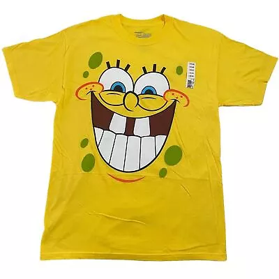 $8.99 • Buy Spongebob Squarepants Huge Toothy Grin Smiling Face 2011 T-Shirt - Size Large