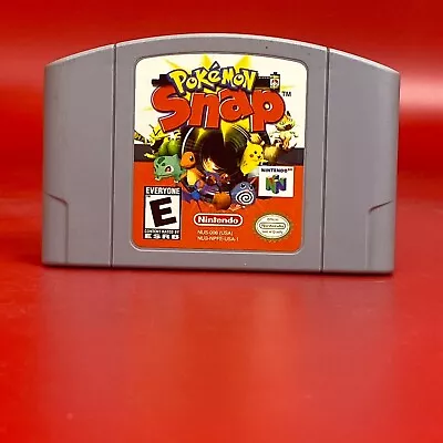 Pokémon Snap (Nintendo 64 1999) N64 Pikachu Authentic Game Cartridge Only Works • $24.99