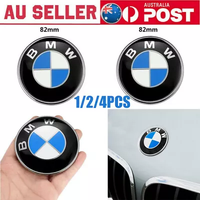 $21.19 • Buy FOR BMW BONNET Badge Emblem Front Hood 82mm Replacement Hood Trunk 51148132375