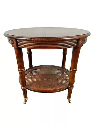 Ethan Allen British Classics Freeport Old World Treasures Oval End Table 29-8923 • $595