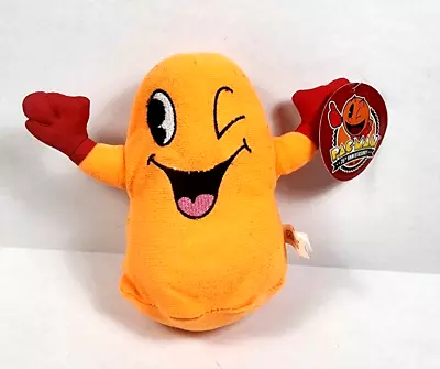 Pacman 25th Anniversary Clyde Orange Ghost Plush Namco NWT Toy Factory • $34.99