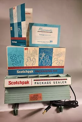 Working Vintage Scotchpak Package Sealer Model 9062 W/ Original Box Instructions • $29.99
