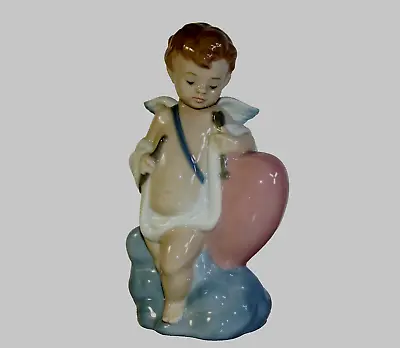 Lladro NAO Cupid Holding Bow And Arrow ***Valentines Day Gift** • $125