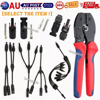 Solar Panel Cable Crimper/Stripper Wiring Connectors Plug/Y Branch Adapter Set • $8.59