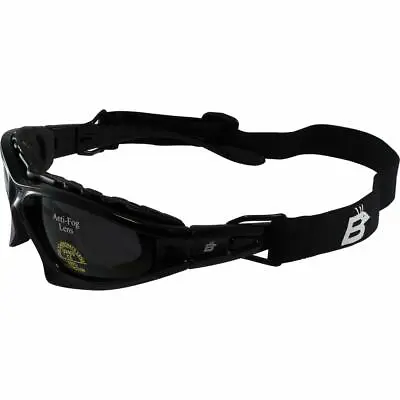 Birdz Pheasant Sport Riding Motorcycle Sunglasses Black Frame Smoke Lens • $16.95