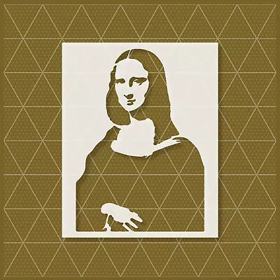 Mona Lisa Stencil | Mylar (Plastic Sheet) | Reusable&Durable |  • $9.99