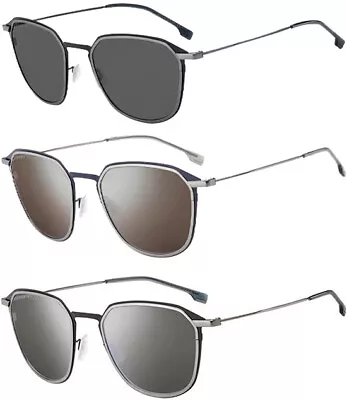 $46.99 • Buy Hugo Boss Men's Titanium Slim Geometric Sunglasses - B1195S - Made In Italy