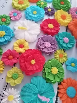 £10 • Buy Flowers Toppers Edible Cake Decorations Wedding Birthday Unicorn Easter Encanto