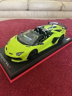 Mr Collection*1/18*lamborghini Aventador*svj*roadster*neon Green*brand New*rare* • $850