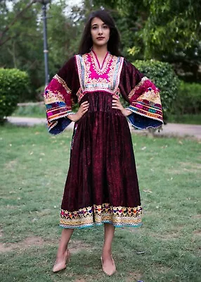 Afghan Dress Vintage Afghani Dress Afghan Kuchi Dress Kuchi Tribal Dress Kuchi • $499