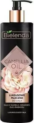 Bielenda CAMELLIA OIL Luxurious Body Milk 400ml Luksusowe Mleczko Do Ciala • £9.99