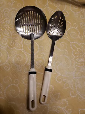 Vintage Stainless Steel Slotted Spoons • $1.99