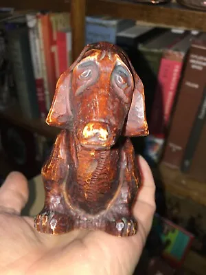 OMG Cute Vintage Dachshund DOG Collectible PIPE Smoking Stand Comoy's Of London~ • $65.05