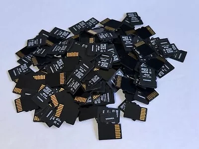 Lot Of 100 Toshiba 4GB MicroSD Memory Cards Great For Storing Music Pictures Etc • $139