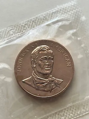John Wayne US Mint Medal American Coin Vintage Wild West 1 5/16  Diameter • $13.50