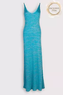 RRP €550 M MISSONI Long Knitted Dress IT42 US6 UK10 M Cashmere & Wool Blend • $44.79