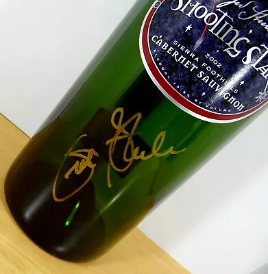 JED STEELE Autograph Signed Empty Bottle 2002 SHOOTING STAR Cabernet 3L MAN CAVE • $99.99