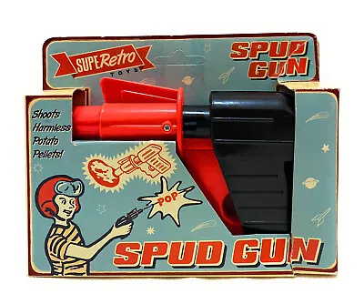 Super Retro Spud Gun Potato Gun Fun For Outdoor And Indoor  • £4.95