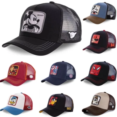$8.99 • Buy New Adjustable Baseball Trucker Caps Cartoon Animal Men Mesh Snapback Sports Hat