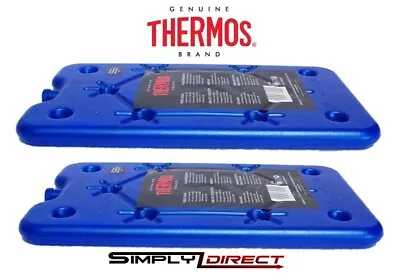 £7.50 • Buy 2 X Thermos Freeze Board Ice Pack Block 200g For Cool Bag Chill Box Cooler