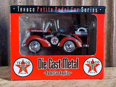 Vintage Texaco Petite Pedal Car Series Die Cast Metal Pedal Car Replica NIB • $6.99