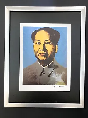 Andy Warhol | Mao Of China Signed Vintage Print | Mounted And Framed • $179