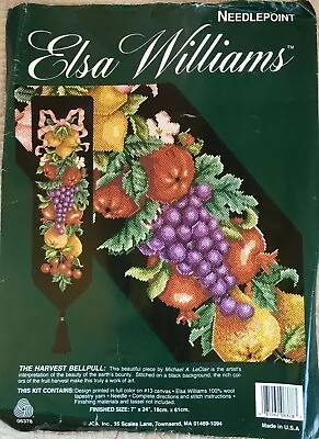 The Harvest Bellpull Elsa Williams Needlepoint Kit #06378 - 22 • $22.99
