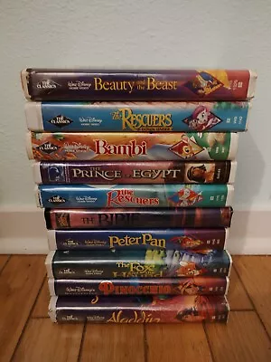 Lot Of 10 Disney And Assorted VHS Video Tapes • $12