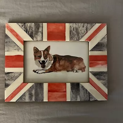 Anthropologie Union Jack Picture Frame New 4x6 Mosaic • £14.60