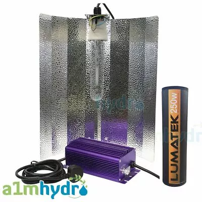 Lumatek 250W Grow Light Kit Dual Spectrum Lamp Bulb Ballast Shade Hydroponics • £112.99