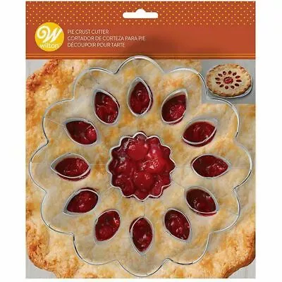 Wilton Sunflower Pie Cutter Metal Silver • $12.69