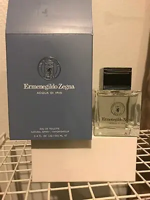 ACQUA DI IRIS By Ermenegildo Zegna Eau De Toilette EDT Spray Cologne 3.4oz NIB • $155